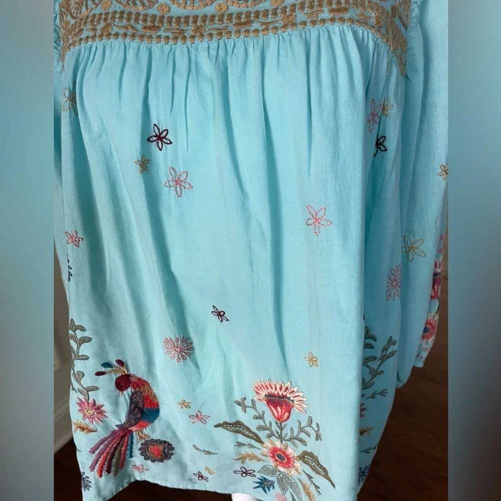 Johnny Was Lucy Artisan Blouse Women’s Size S
